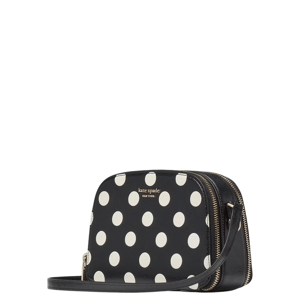 Kate Spade Devin Breezy Dot Double Zip Dome Crossbody